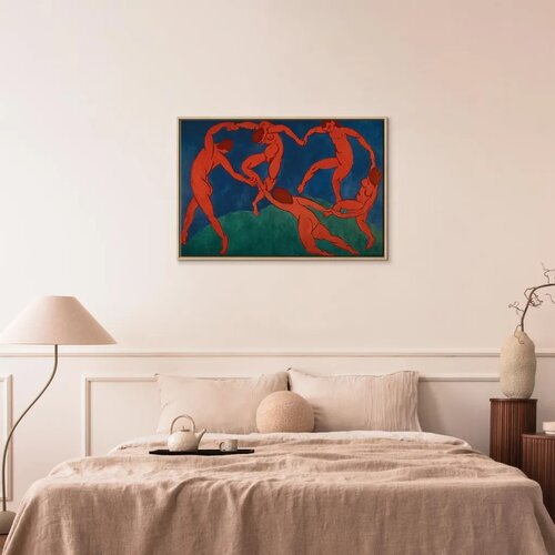  Slika - Henri Matisse &amp;ndash; Dance (II) 90x60 U prirodnom drvenom okviru Slike