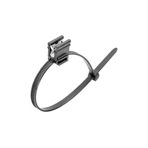 Cimco 181825 kabelska vezica s kopčom 200 mm 4.60 mm crna uv stabilizirana, fleksibilna 100 St. Slike