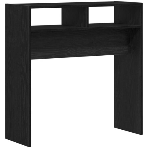 VidaXL Konzolni Stol Crni hrast Konstruirano drvo 78 x 30 x 80 cm Slike