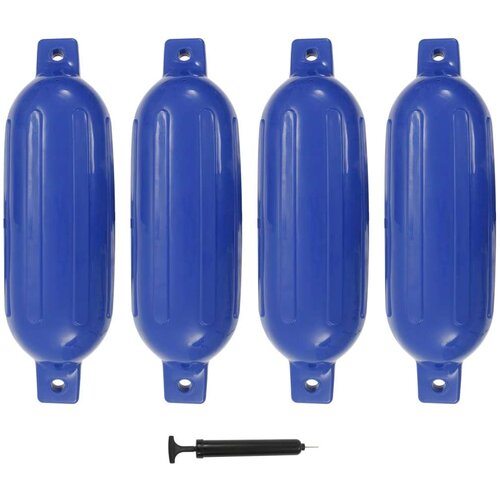 VidaXL Bokobrani za brod 4 kom plavi 58,5 x 16,5 cm PVC Slike
