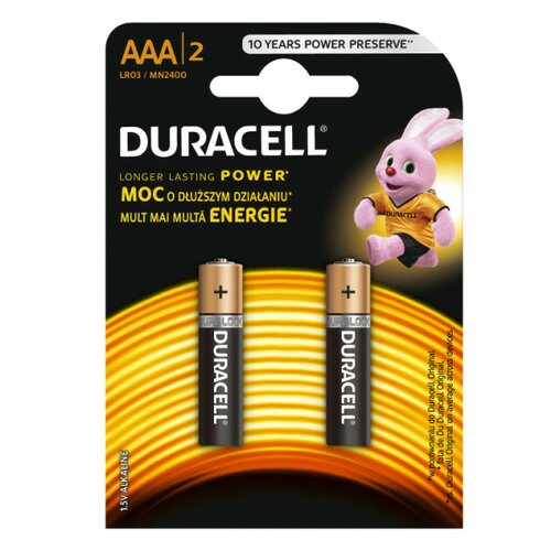 Duracell alkalne baterije AAA LR03BP2 Slike