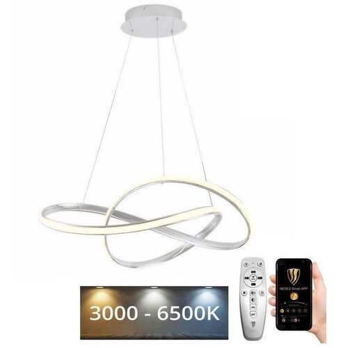  Brilagi-LED prigušiva luster na sajli COSMOWAVE LED/70W/230V 3000-6500K bela + daljinski upravljač Cene