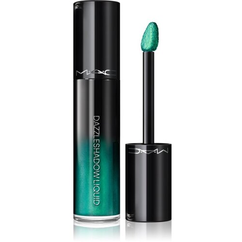 MAC Cosmetics Dazzleshadow Liquid Eyeshadow tekoče senčilo za oči odtenek Telepathic Teal 4 ml Slike