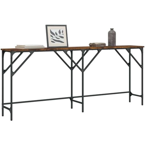  Konzolni stol boja hrasta 180x29x75 cm od konstruiranog drva Cijene