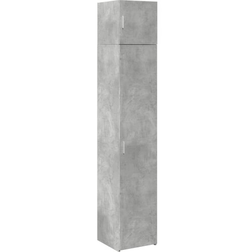 VidaXL Ozka omara za shranjevanje betonsko siva 40x42,5x225cm inž. les, (21415376) Slike