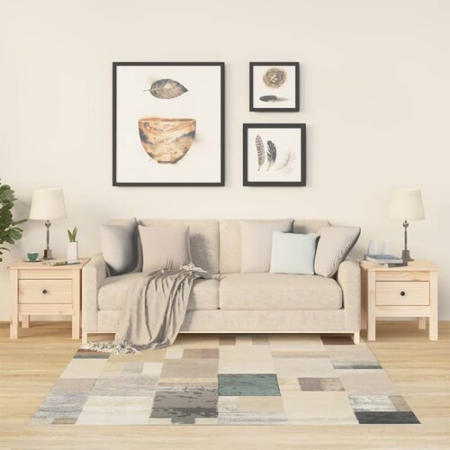 VidaXL Bočni stolići 2 kom 40 x 40 x 39 cm od masivne borovine Slike