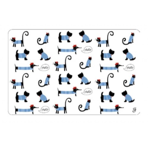 Ferribiella Podmetac Hello Dogs Cats 43x28cm Cene