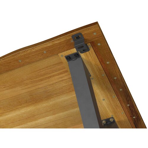 Bessagi Home Raztegljiva Miza Ariano, Hrast, 160-240x90 Slike