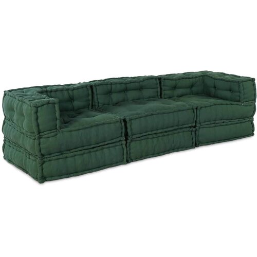  Modularna sofa 3 pcs Zelena Tkanina Cene