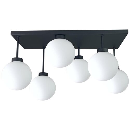  Plafonski luster DEA 6xE14/60W/230V crna/bela Cene