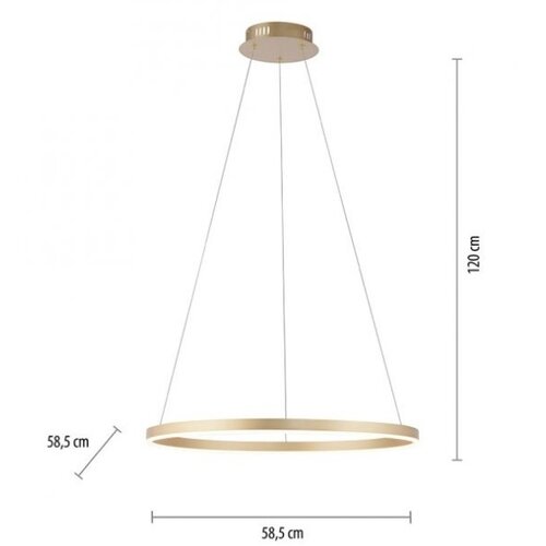 LEUCHTEN DIREKT 15394-60 - led prigu&amp;scaron;iva luster na sajli ritus LED/30W/230V Slike