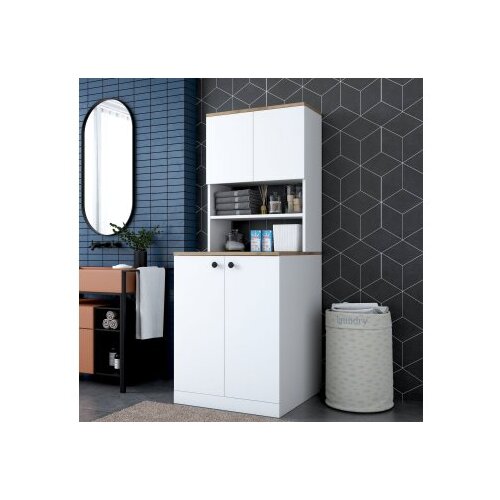  Kupaonski ormarić KD102-2160, 70 x 183,6 x 72,5 cm, Bijeli Slike