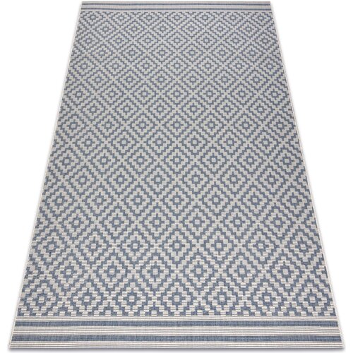RugsX Preproge Preproga v videzu sisala FLAT 48357/951 Kvadrati 200x290 cm Siva Cene