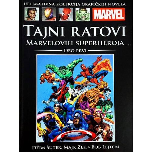 HachetteRS Džim &amp;Scaron;uter, Majk Zek, Bob Lejton - Marvel grafičke novele 70 - Tajni ratovi Marvelovih superheroja deo I Slike