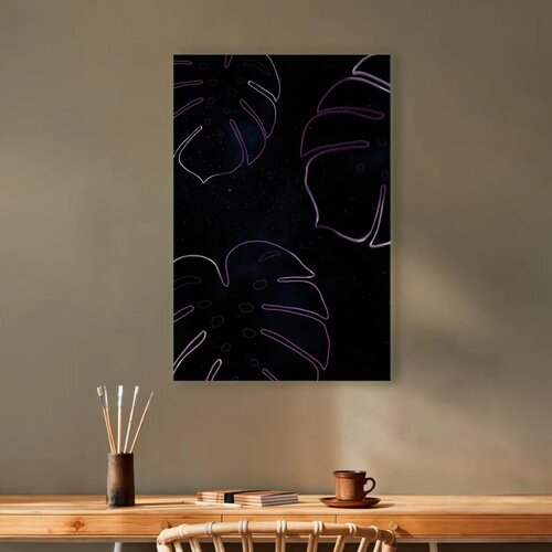  Slika - Galactic Monstera (1 Part) Vertical 60x90 Slike