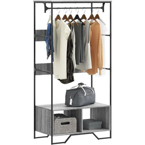 VidaXL Ormar boja sivog hrasta sonome 90x50x180 cm konstruirano drvO Slike