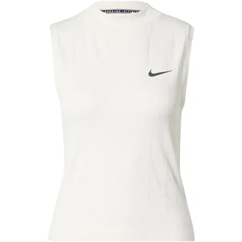 Nike Tehnička sportska majica 'RUN DIVISION' ecru/prljavo bijela / crna