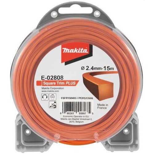 Makita najlonska nitka kvadrat oranžna 2,4mm/15m E-02808 Cene