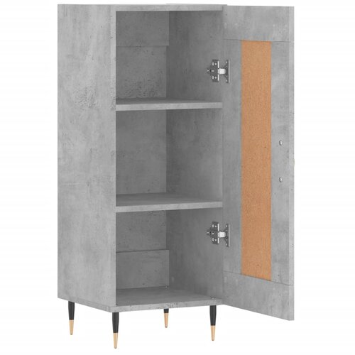  Komoda siva boja betona 34,5x34x90 cm od konstruiranog drva Slike