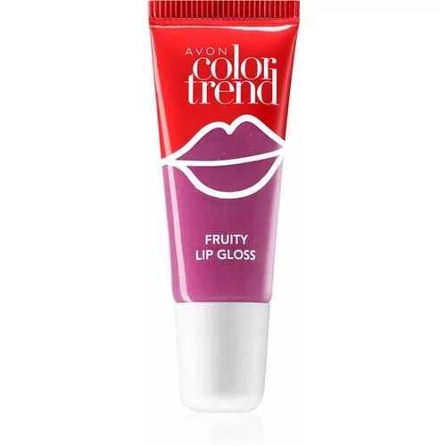 Avon ColorTrend Fruity Lips sijaj za ustnice z okusom odtenek Berry 10 ml