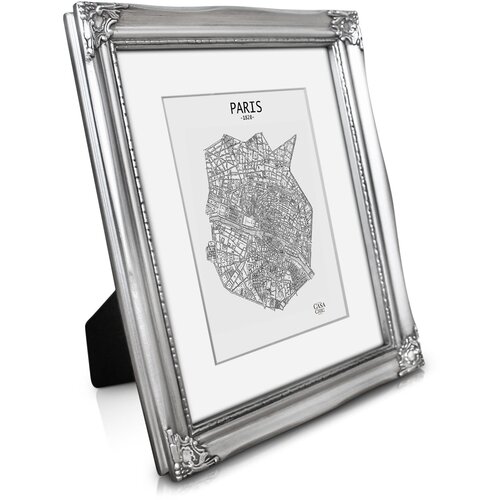 Casa Chic Regent, okvir za slike, pravokoten, 25 x 20 cm fotografije, paspartu, steklo, rokoko Slike