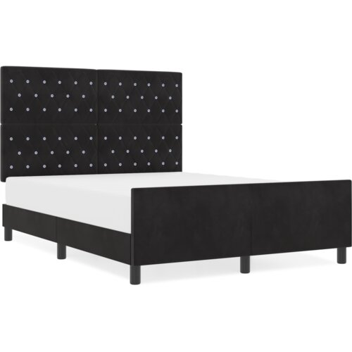 VidaXL krevetna Okvir Crna 140x190 cm Bar&amp;scaron;un Slike