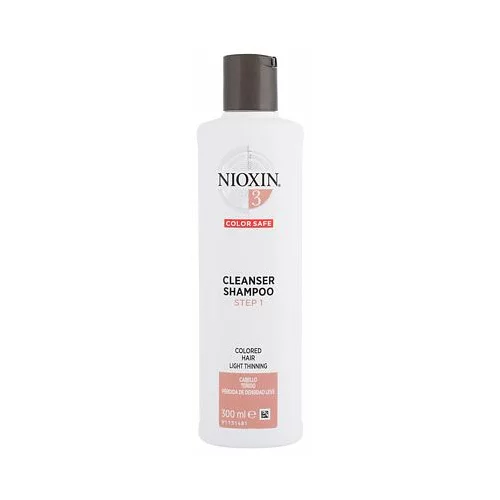 Nioxin system 3 color safe cleanser okrepitveni šampon za barvane lase 300 ml za ženske