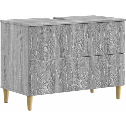  Kupaonski ormarić za sudoper DELFT Siva Sonoma 82 x 41 x 59 cm Cijene