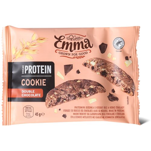 Emma Cookie double chocolate protein 45g Slike