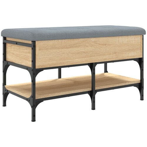 Maison Chic Klop za čevlje - Sedež za čevlje sonoma hrast 82x42x45 cm inženirski les, (21778255) Slike