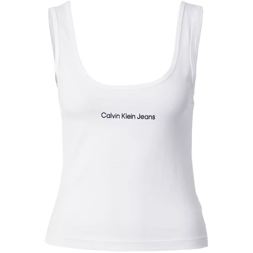 Calvin Klein Jeans Top črna / bela