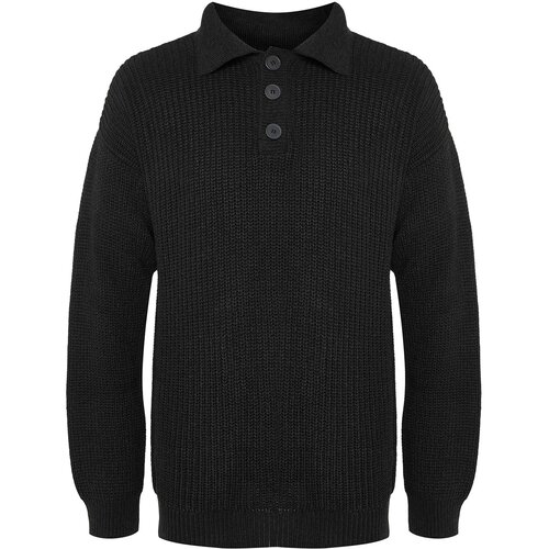 Trendyol Sweater - Gray - Oversize Slike