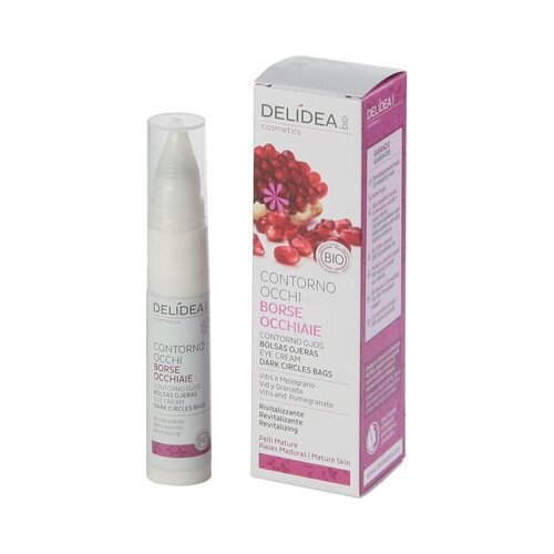Delidea Dark Circles Bags krema za oči z vinsko trto in granatnim jabolkom Slike
