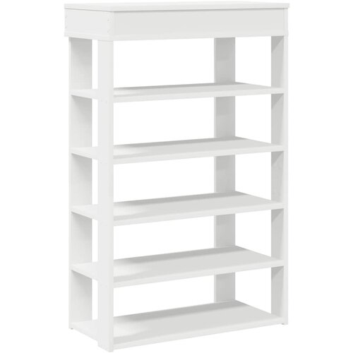 Maison Chic Regal za čevlje - Polica za čevlje bel 60x30x98 cm inženirski les, (21778345) Slike