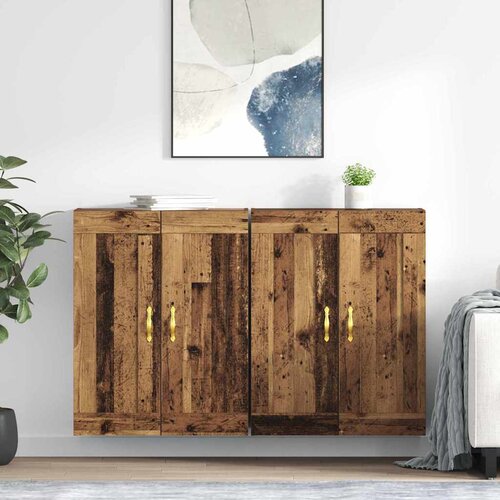  Kabinetski zidni Zidne 2 pcs Staro drvo 69,5 x 34 x 90 cm Cijene