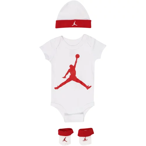 Jordan Komplet 'JUMPMAN' crvena / bijela