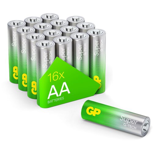 GP Batteries 1x16 GP Super Alkaline 1,5V AA Mignon LR06 Rel.03015AETA-S16 Cijene