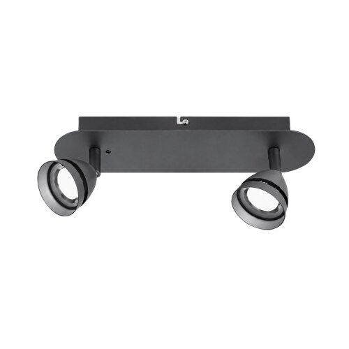  Lampa LED spot Gemini 2x3W 32x8x14cm 850010232 crna mat Slike