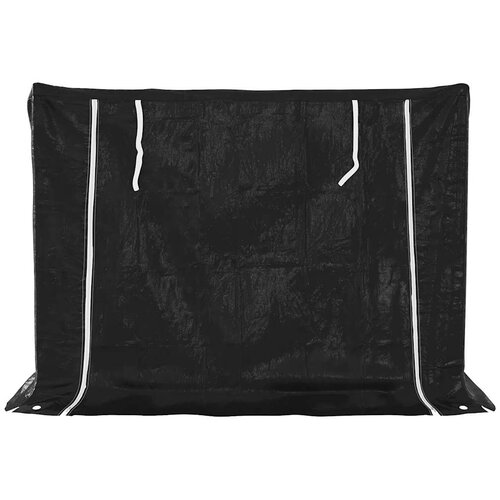  Stalak za drva za ogrjev s ki&amp;scaron;nom navlakom 151x80,5x110,5 cm Slike