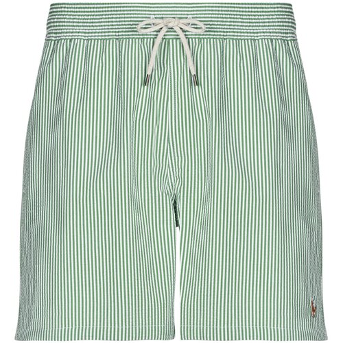 Polo Ralph Lauren MAILLOT DE BAIN A RAYURES EN SEERSUCKER Zelena Cijene
