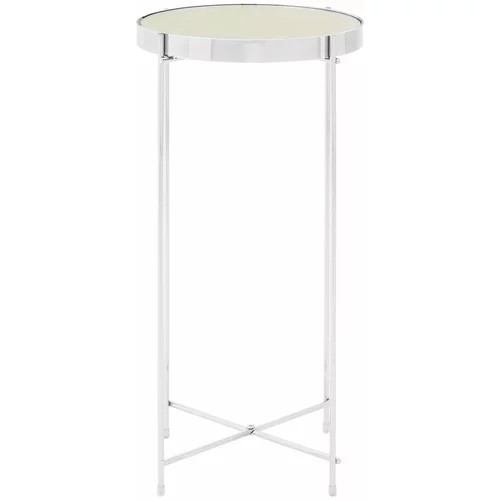 Premier Housewares Okrugli pomoćni stol sa staklenom pločom stola ø 33 cm Allure –