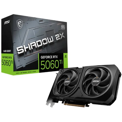 MSI geforce rtx 5060 ti shadow 16GB 128bit rtx 5060 ti 16G shadow 2X oc plus grafička karta Slike