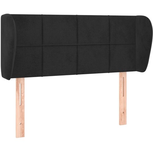 Maison Chic vzglavna omarica - nočna omarica - posteljna omarica z u&amp;scaron;esi črno 103x23x78/88 cm žamet, (21707855) Slike