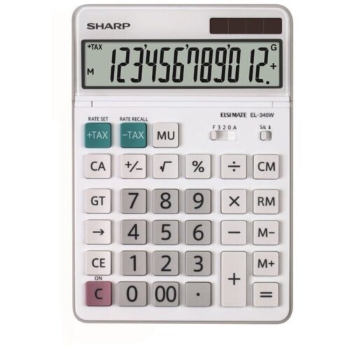 Sharp EL-340W kalkulator Miza računalnik Kalkulatorji z zaslonom Bela Slike