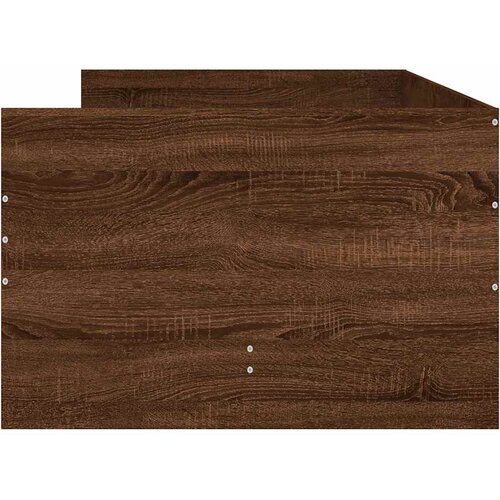  Okvir kreveta s ladicama boja smeđeg hrasta 90 x 190 cm Slike