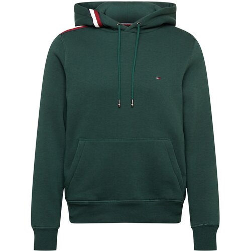 Tommy Hilfiger Sweater majica mornarsko plava / tamno zelena / crvena / bijela Cene