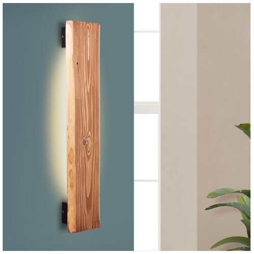 Brilliant led zidno svetlo feingold LED/8,5W/230V borovina Slike