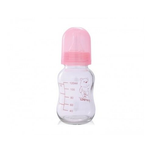 Lorelli staklena flašica 120 ml pink ( 10200610001 ) Slike