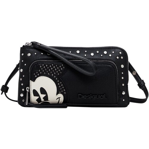 Desigual Torba za na rame &amp;#039;Mickey&amp;#039; crna / bijela Slike