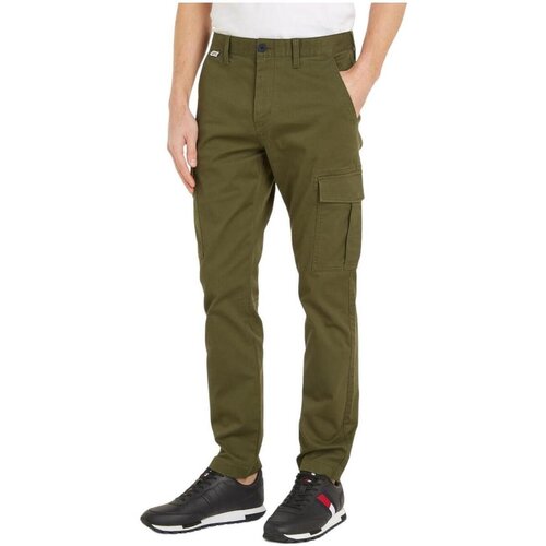 Tommy Hilfiger Hlače cargo - Zelena Cene